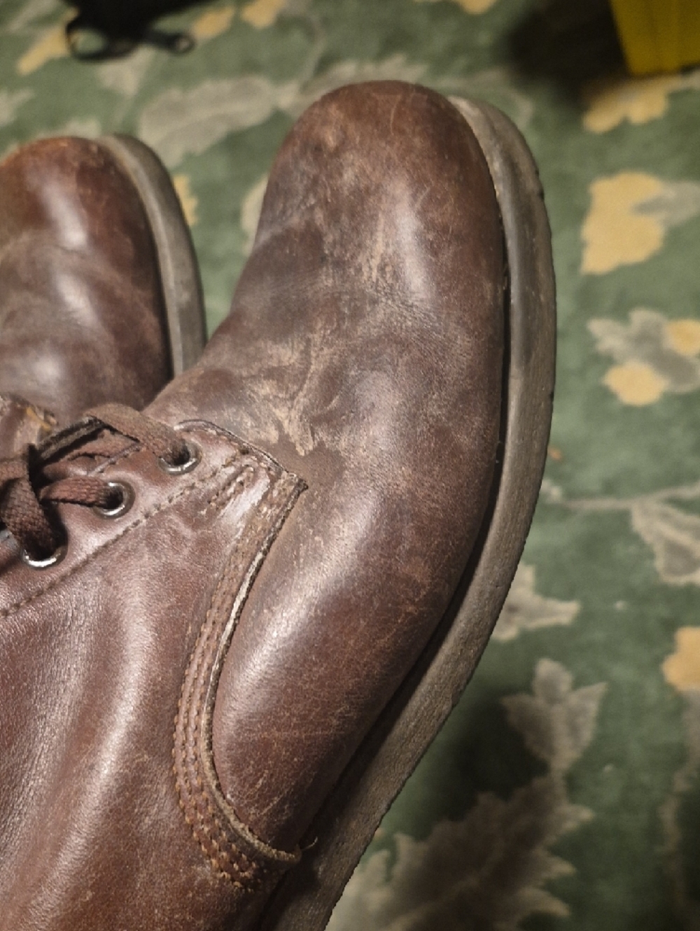 Wolverine Dark Brown Leather Chukka Boots - Picture 7 of 16